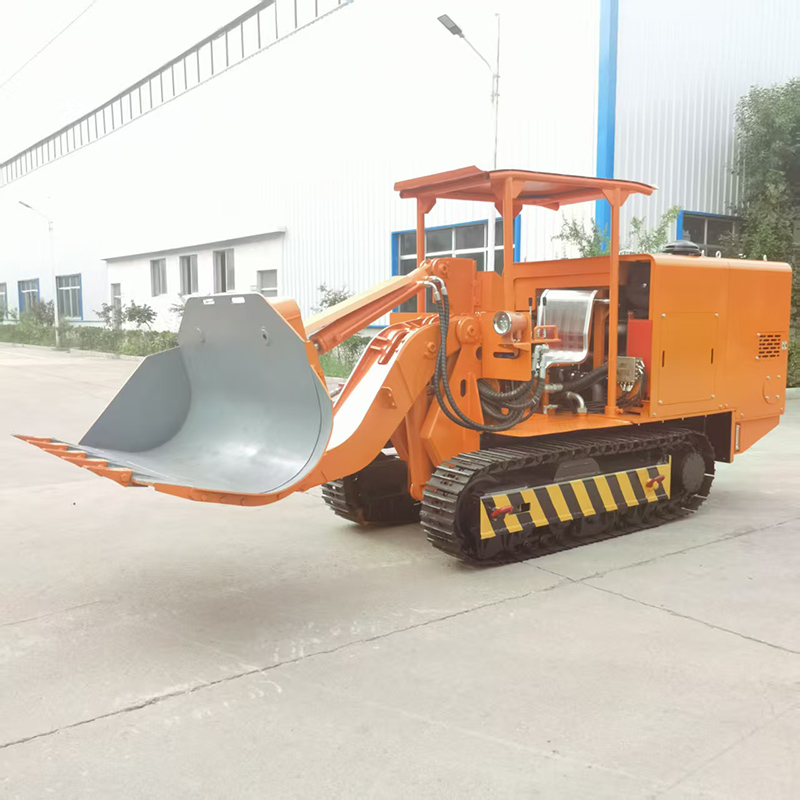 Carregador de rocha com descarga lateral de 80 polegadas