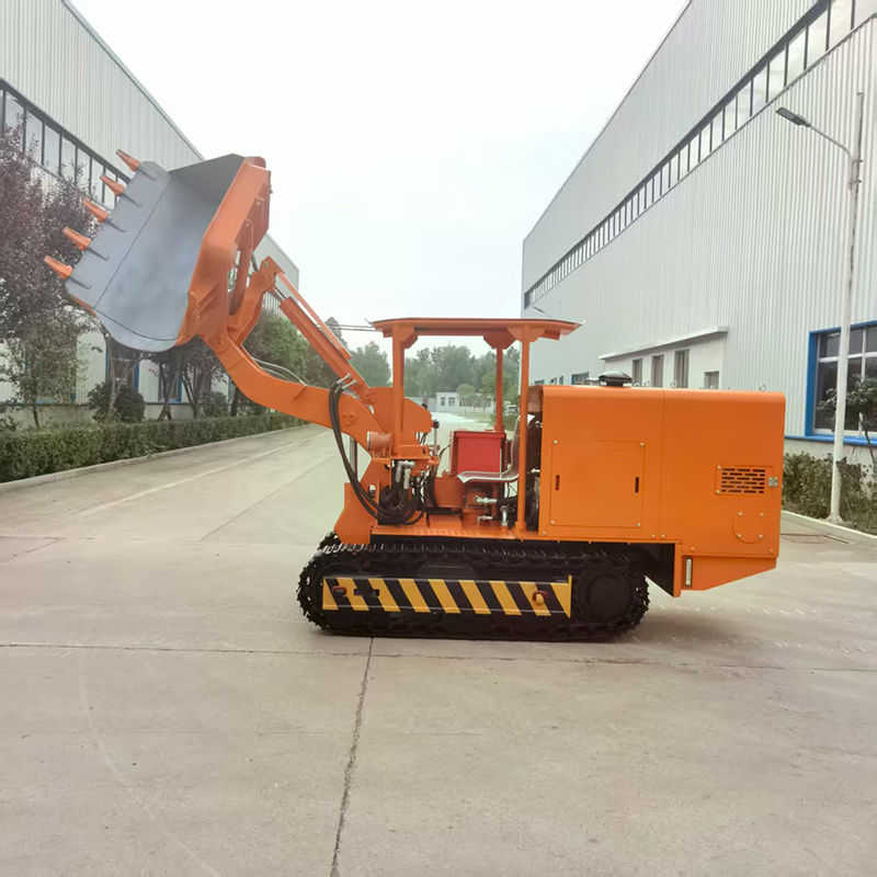 Carregador de rocha com descarga lateral de 80 polegadas