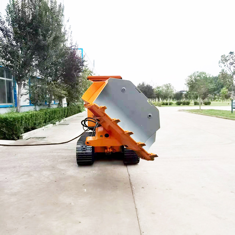 Schnellwechsel-Seitenkipper-Gesteinslader