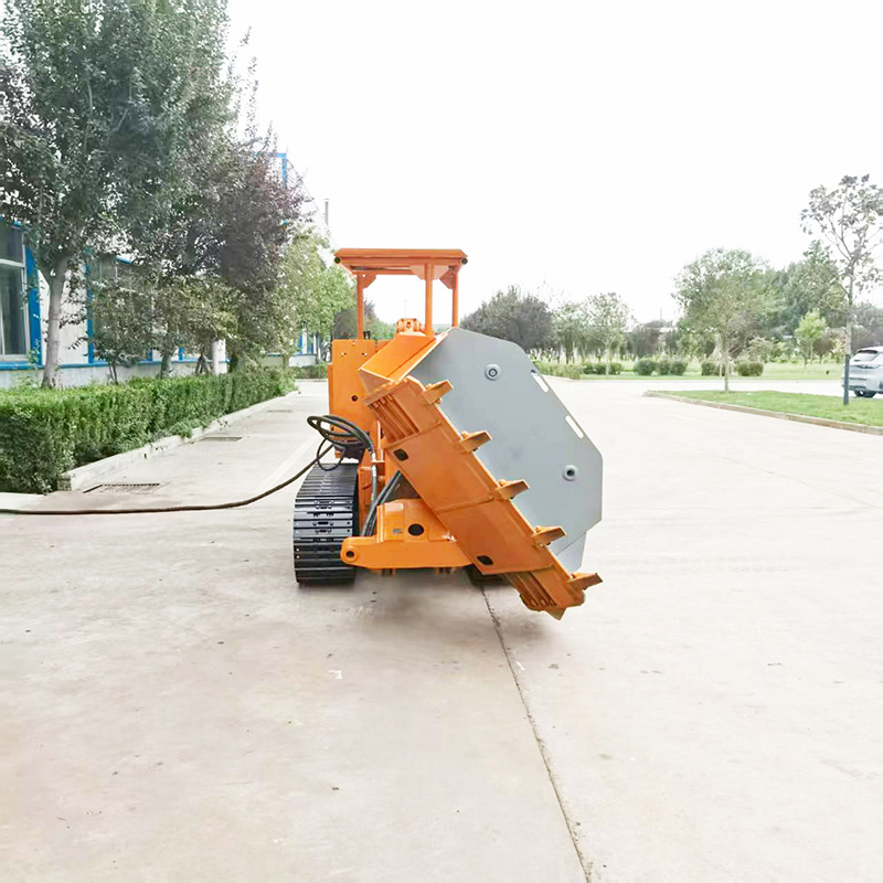 Kettenfahrzeug-Seitenkipper-Gesteinslader