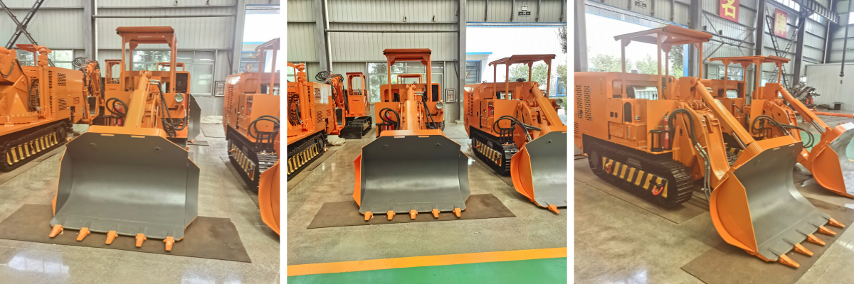 Seitenkipper-Gesteinslader