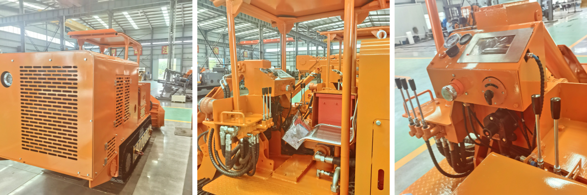 Seitenkipper-Gesteinslader