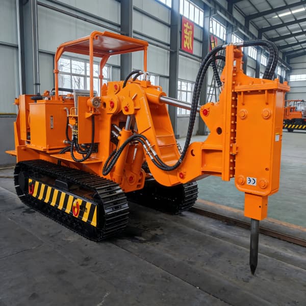 Schnellwechsel-Seitenkipper-Gesteinslader