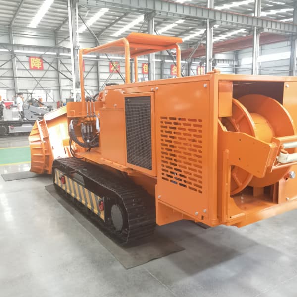 Schnellwechsel-Seitenkipper-Gesteinslader