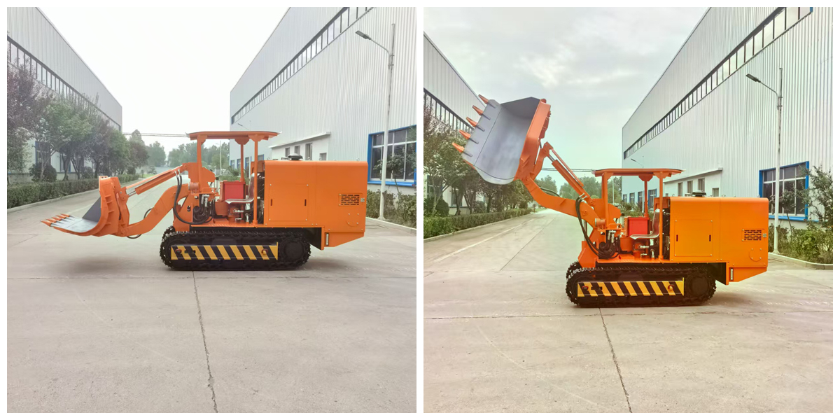 رافعة صخور كبيرة الحجم للتفريغ الجانبي