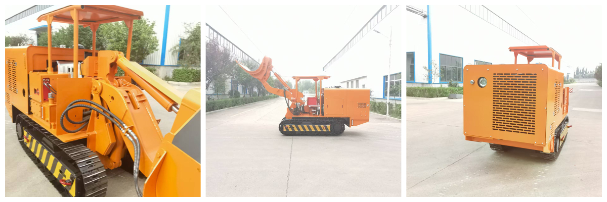 رافعة صخور كبيرة الحجم للتفريغ الجانبي