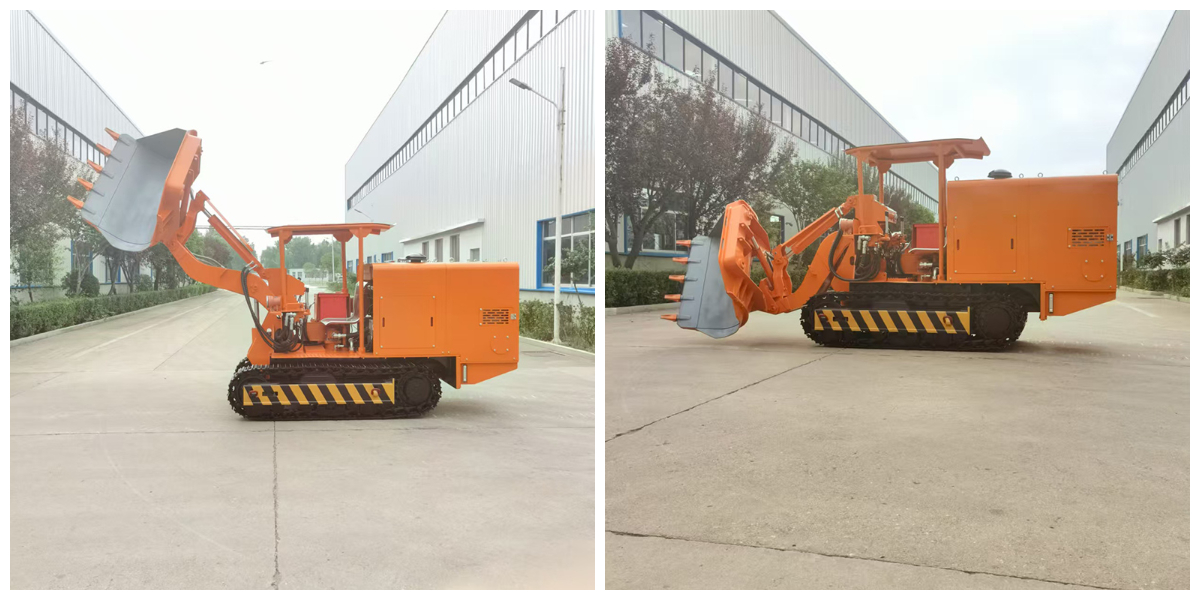 100 Seitenentlade-Gesteinslader