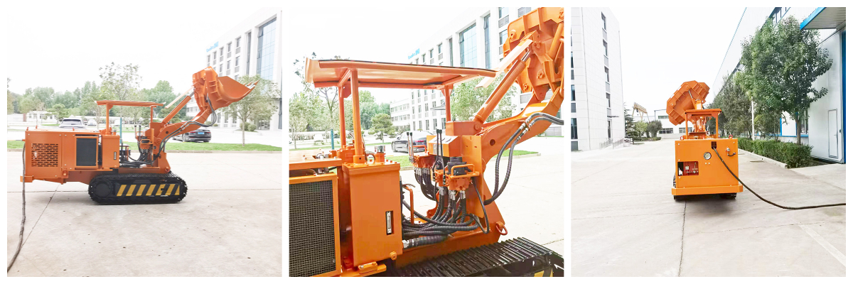 Chargeuse de roches pour mine de charbon