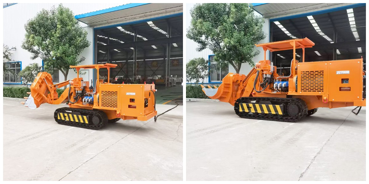 Carregadora de rochas basculante lateral tipo baixa. jpg