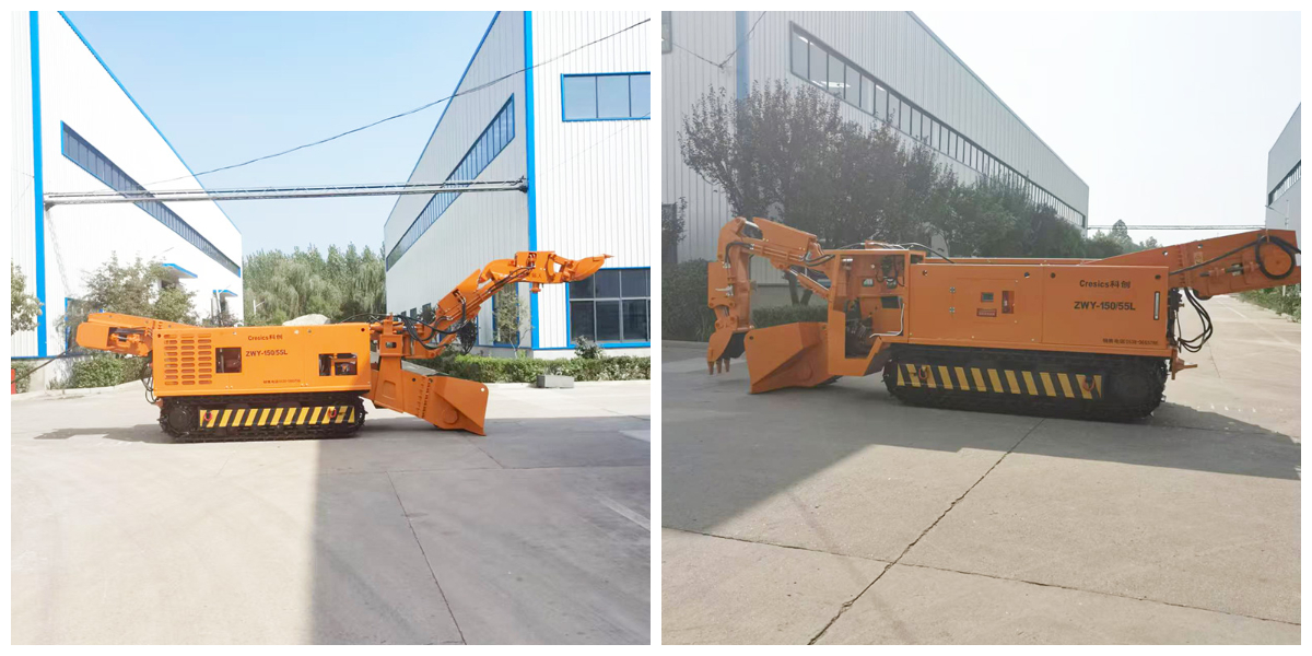 لودر الجرف الهندسي تحت الأرض