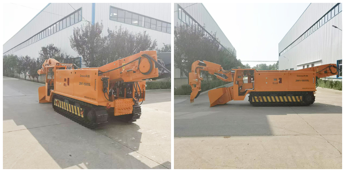 chargeuse-pelleteuse pour mine de charbon