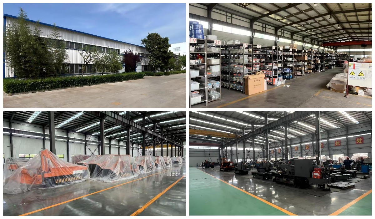 Plataforma de perfuração de túneis do tipo dividido