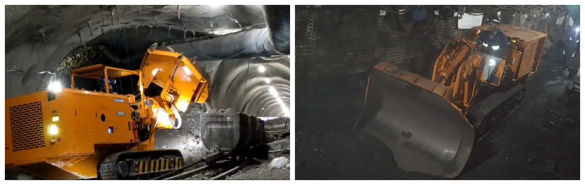 100 Seitenentlade-Gesteinslader